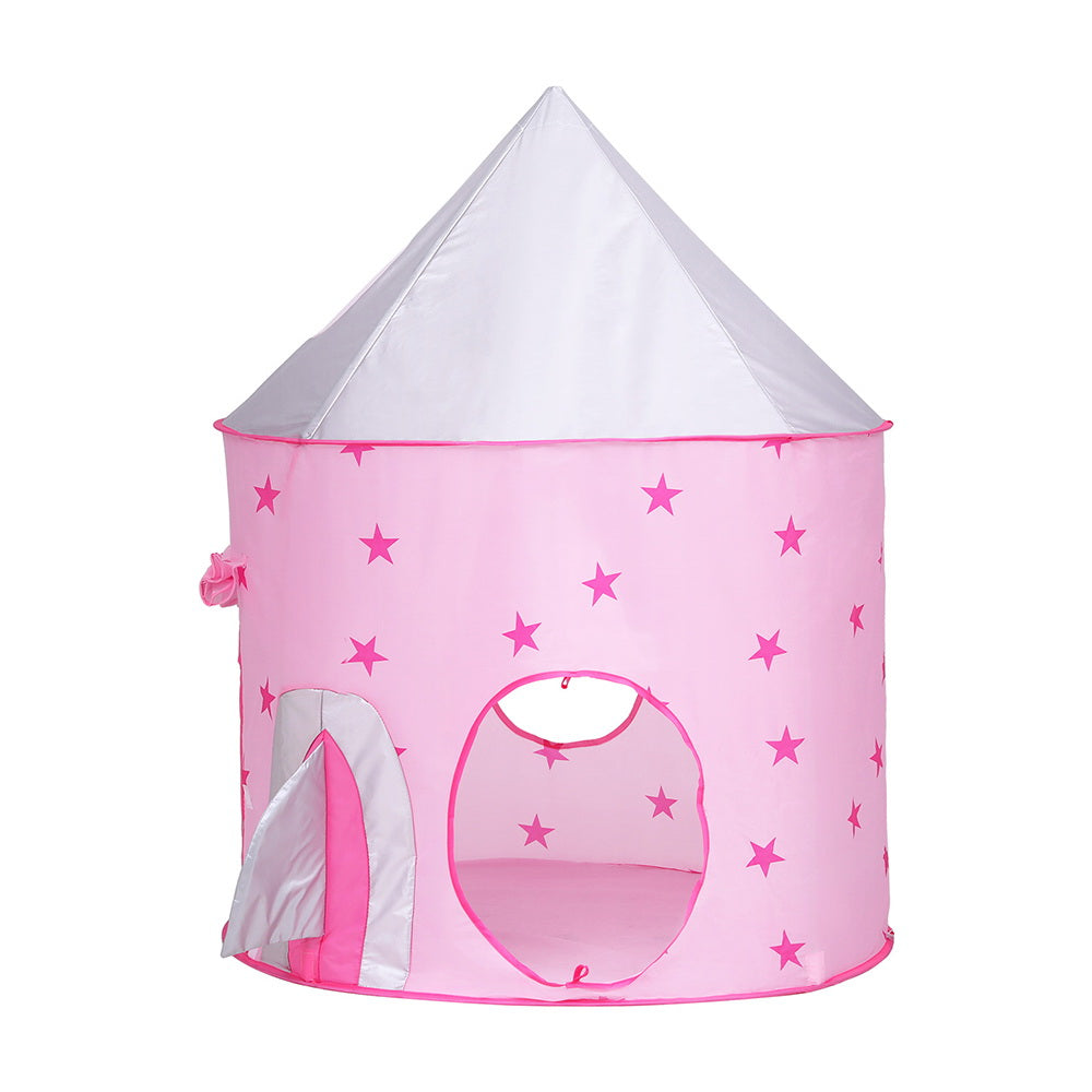 Keezi Kids Playhouse Tent with Tunnel & Basketball Hoop