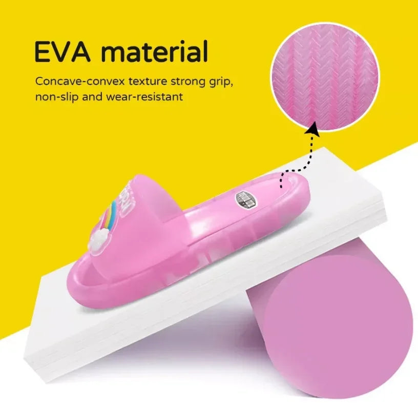 Magical Unicorn Light-Up Slippers for Kids Fun & Cozy
