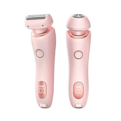 Pink 2 In 1 Hair Removal Epilator Trimmer 