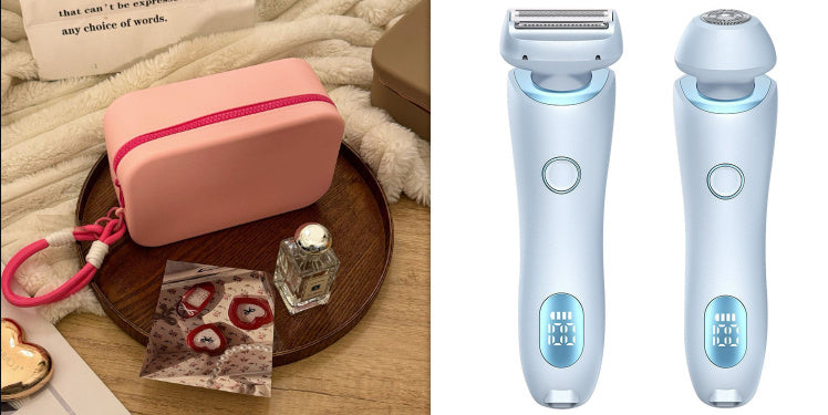 2 In 1 Hair Removal Epilator Trimmer with accessories