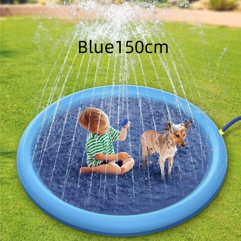 Non-Slip Splash Pad For Kids And Pet Dog Pool Summer Outdoor Water Toys