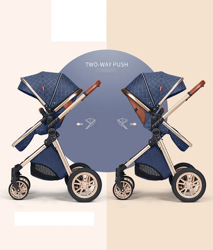 Comfortable portable baby strollers