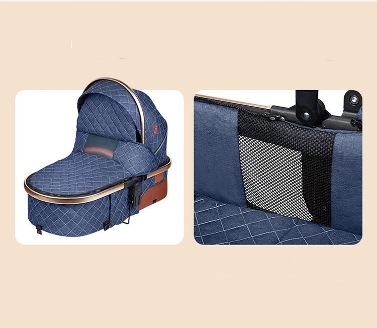 Comfortable portable baby strollers