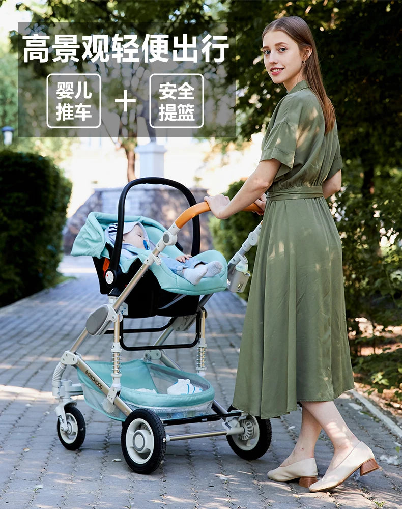 Luxury Multifunctional Baby Stroller