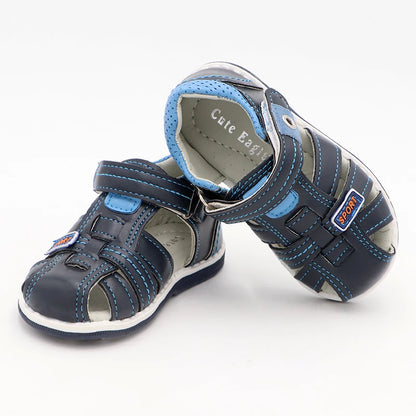 Summer-Ready Cute Eagle Boys' Orthopedic Closed Toe Sandals