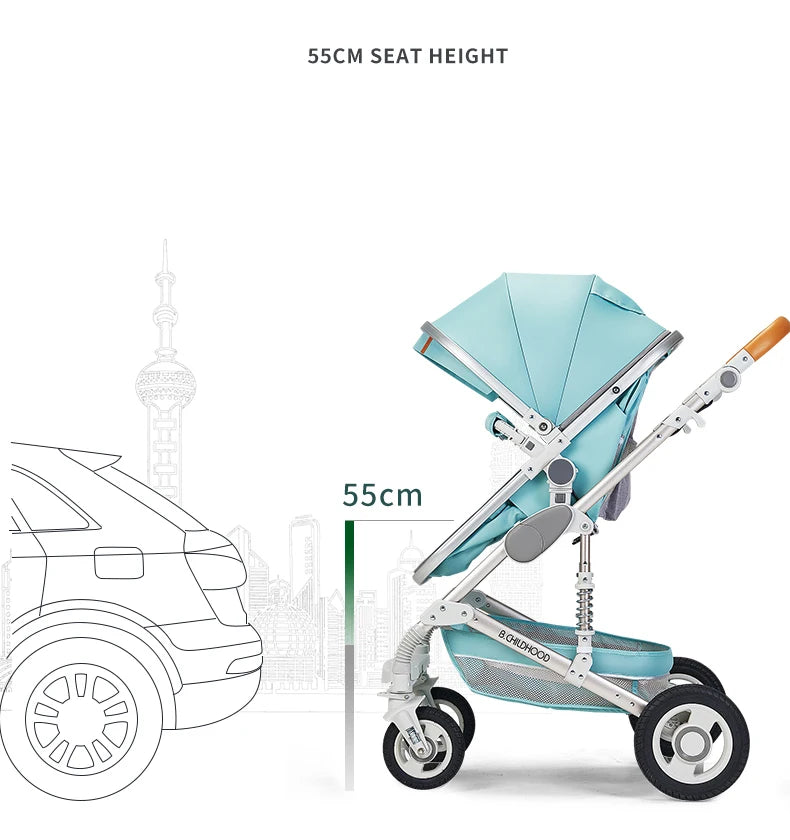 Luxury Multifunctional Baby Stroller