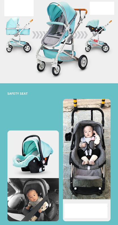 Luxury Multifunctional Baby Stroller