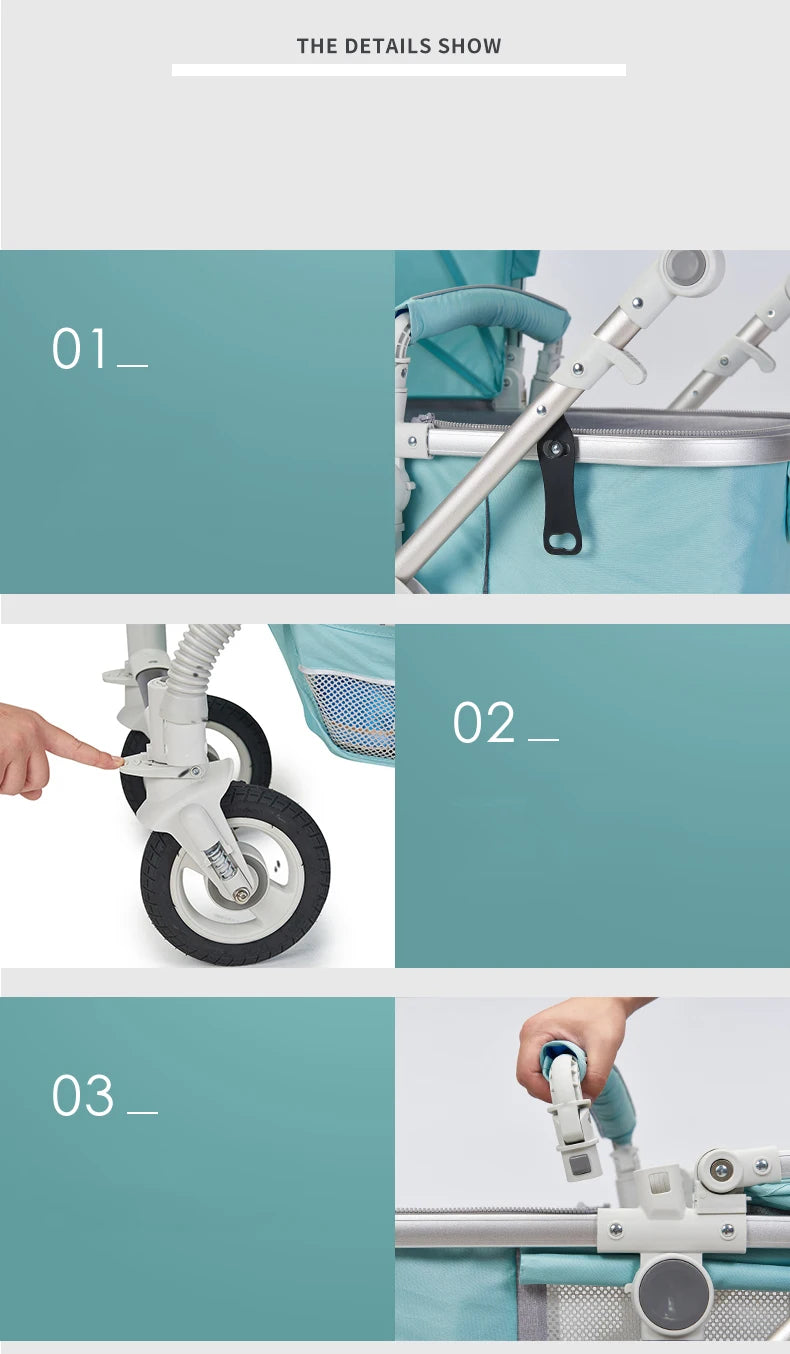 Luxury Multifunctional Baby Stroller