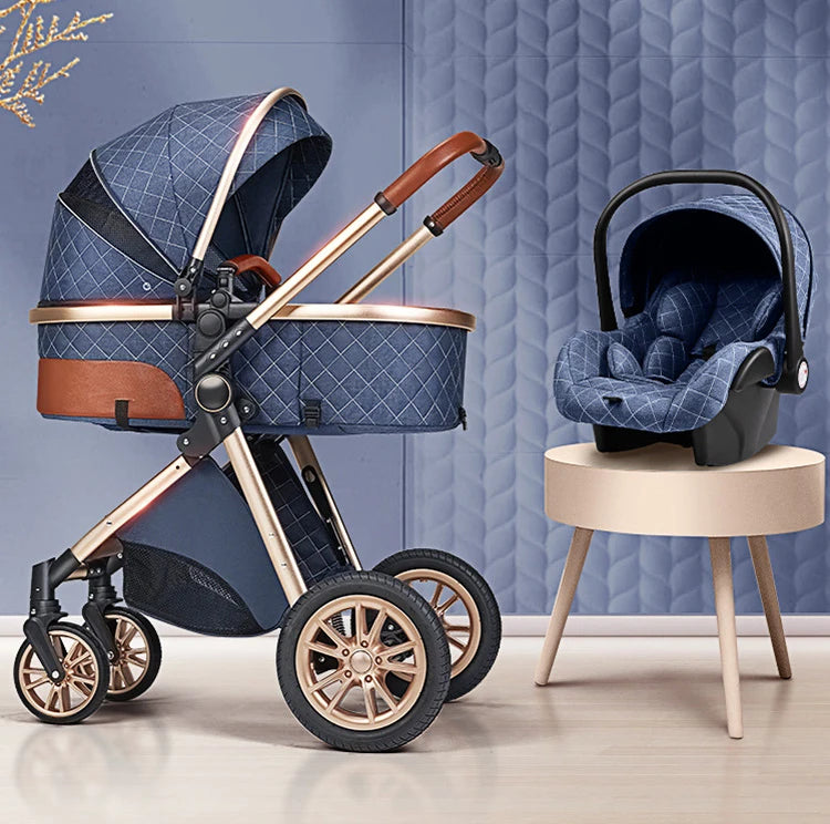 Comfortable portable baby strollers