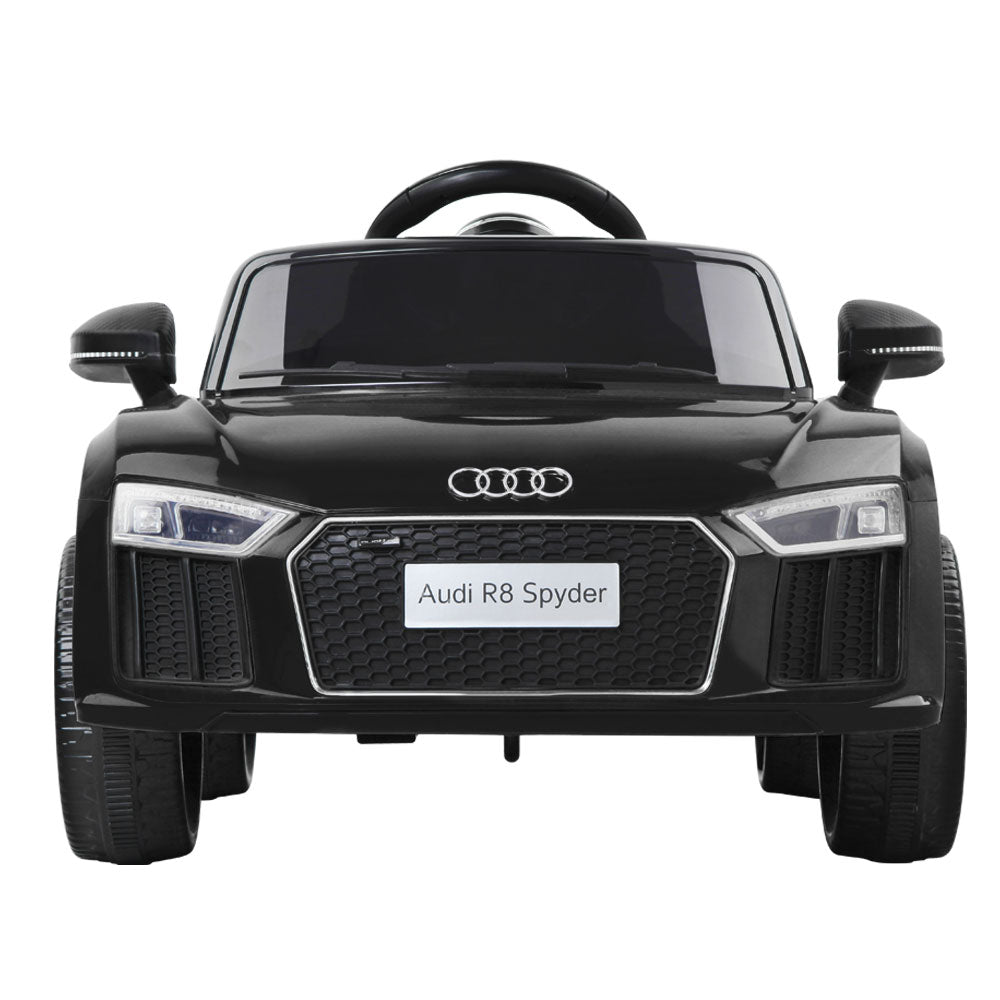 Kids Audi R8 Licensed Electric Ride-On Car – Black