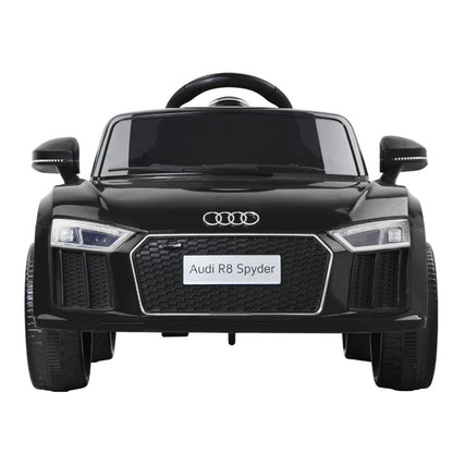 Kids Audi R8 Licensed Electric Ride-On Car – Black