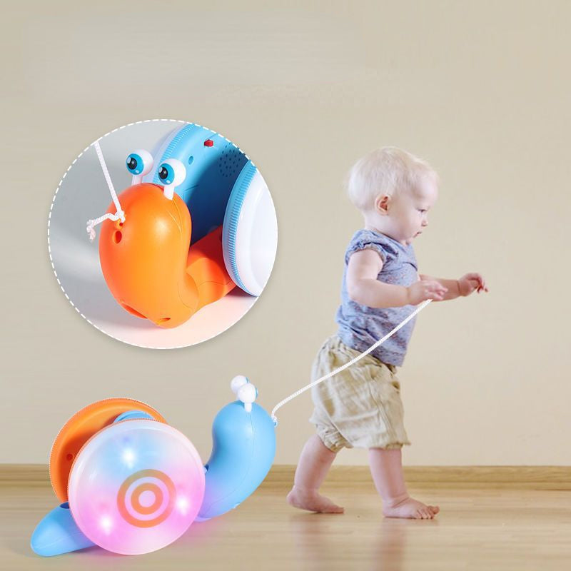 Children's Cute Rope Drag Snail Toy