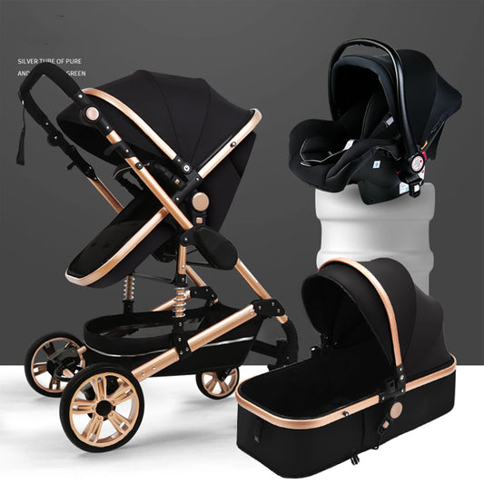 3 in 1 stroller folding two-sided