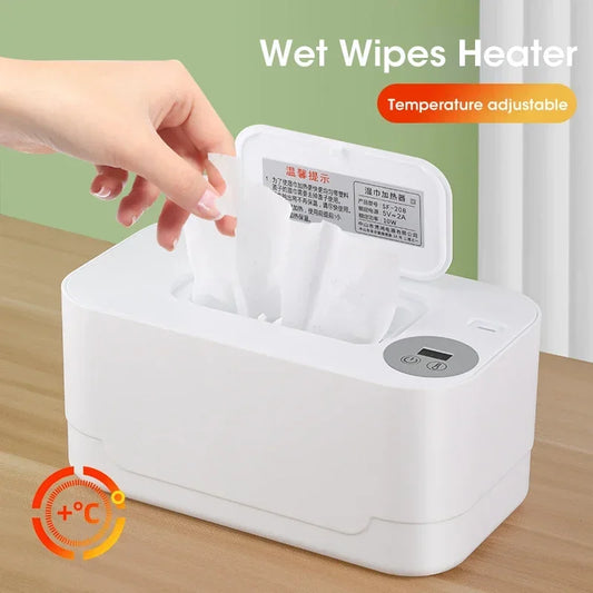 Baby Wipe Warmer Heater with LED Display Wet Towel Dispenser