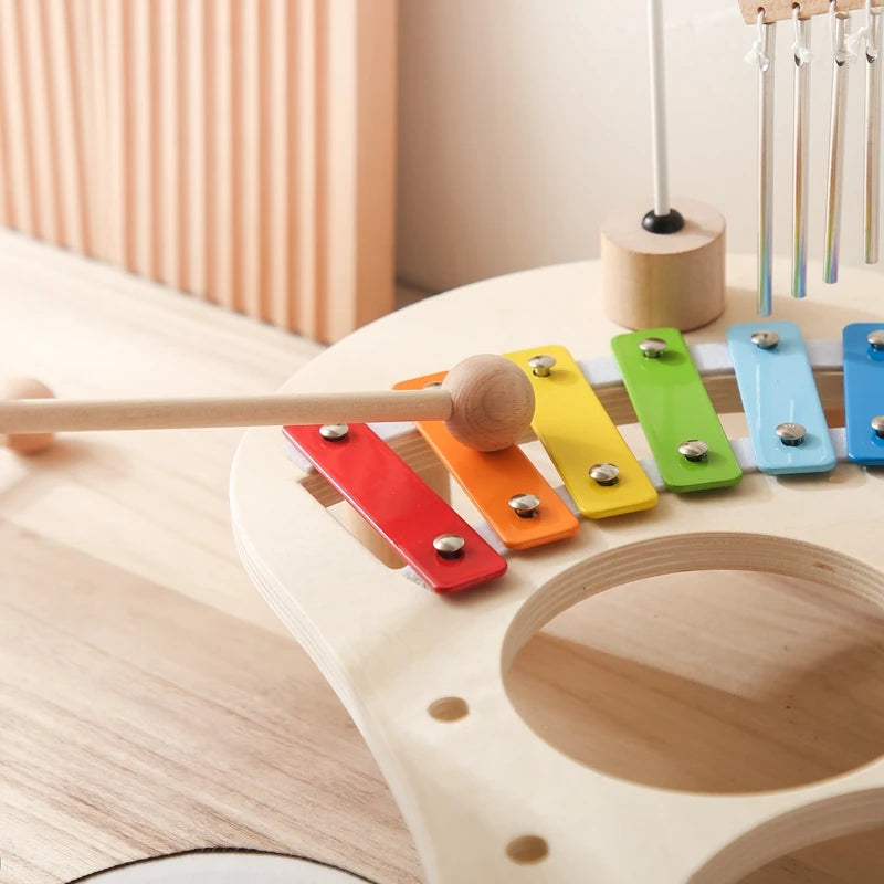 Wooden Xylophone & Aeolian Bells for Music Play