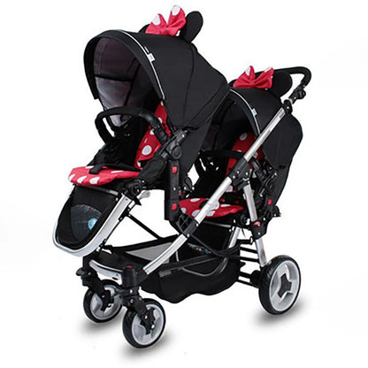 Multifunction Twin Stroller Trolley Baby