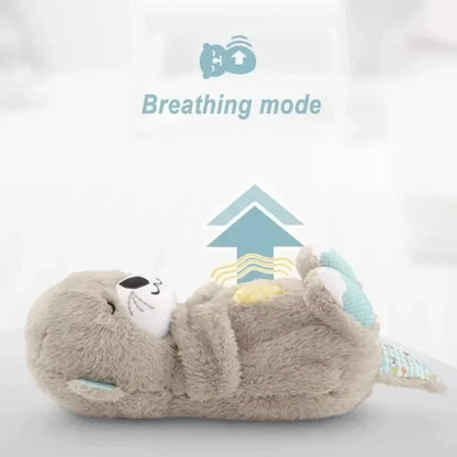 Cute Breathing Otter Soothing Plush Teddy Bear