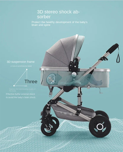 Luxury High Landscape Baby Strollers