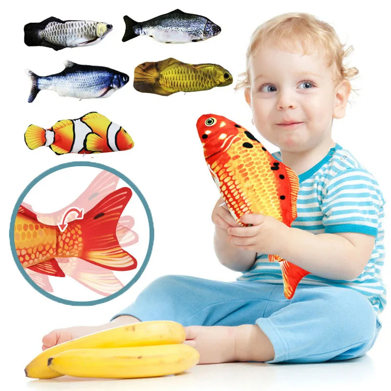 Electric Baby Sleeping Fish Toy