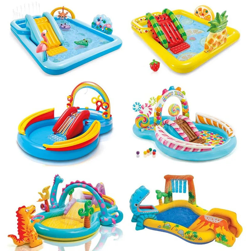 Epic Adventure Castle Inflatable Pool with Slide – Ultimate Summer Splash Fun for Kids