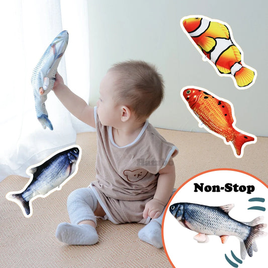 Electric Baby Sleeping Fish Toy