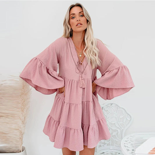 Cute Ruffle Maternity Dresses