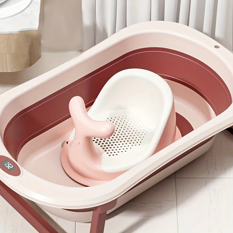 Real-time Temperature Silicone Baby Take A Bath