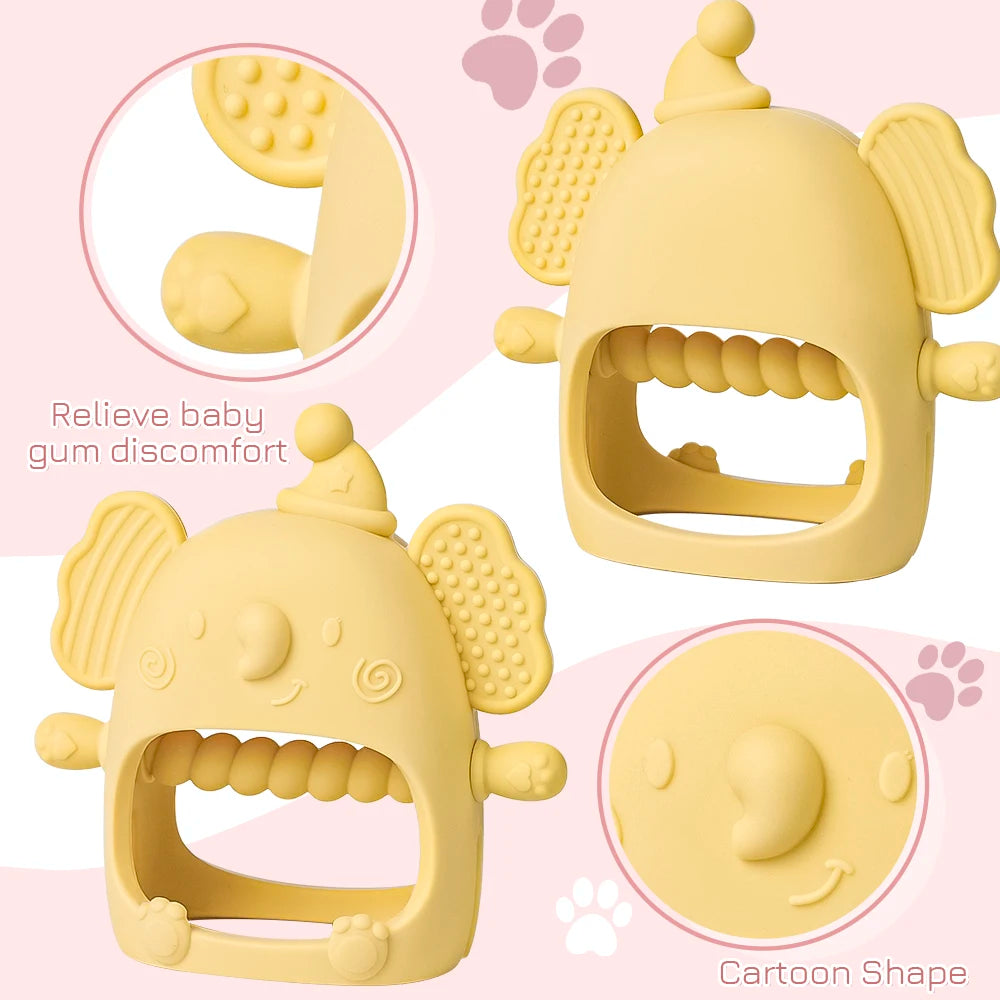 Baby silicone cute gum toy