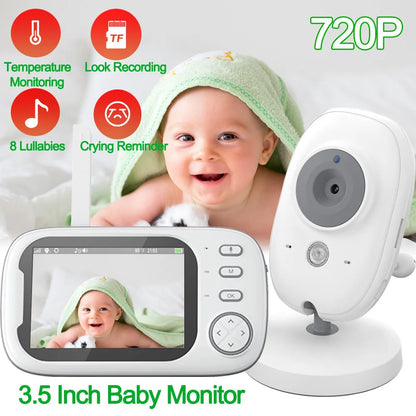 Cdycam 3.5-Inch Wireless Video Baby Monitor – Night Vision, Temperature Monitoring & 2-Way Audio