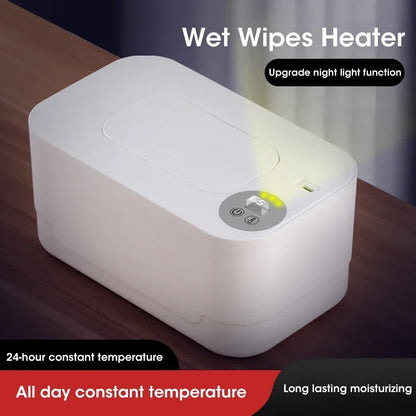 Baby Wipe Warmer Heater with LED Display Wet Towel Dispenser