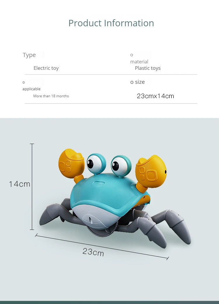 Children's Crab Crawl Electronic Toy