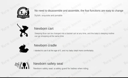 4-in-1 baby two-way stroller feature (1)