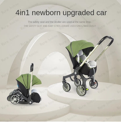 4-in-1 baby two-way stroller feature