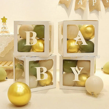 Transparent Balloon Letter Box Baby Shower