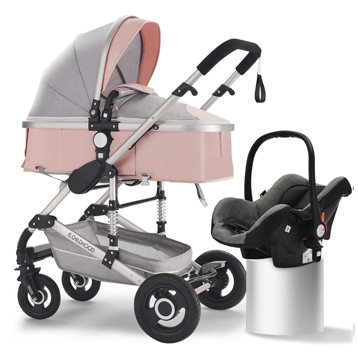 3 in 1 stroller folding two-sided (10)