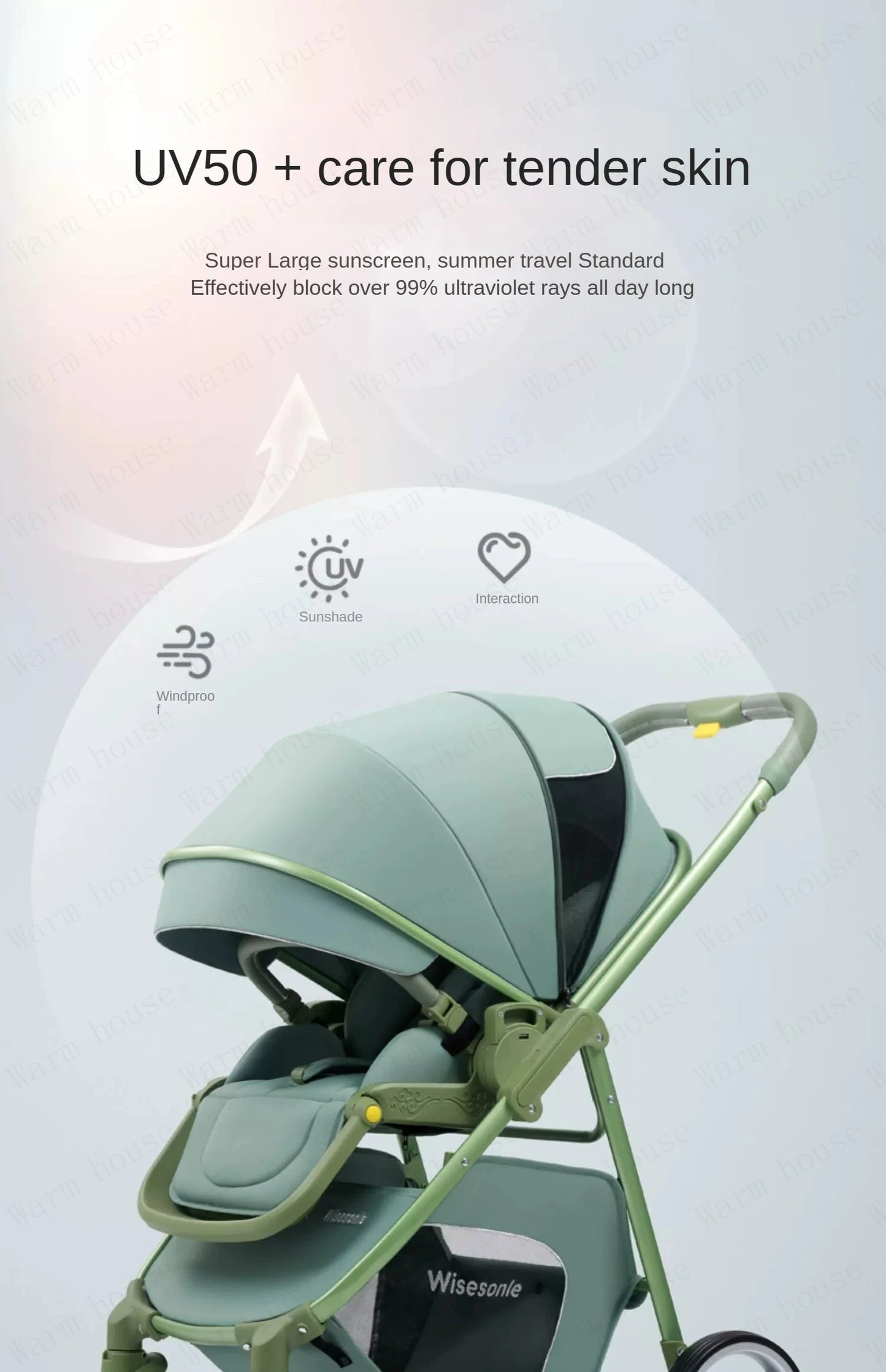 2 In 1 Portable Multifunctional Baby Stroller Features (9)