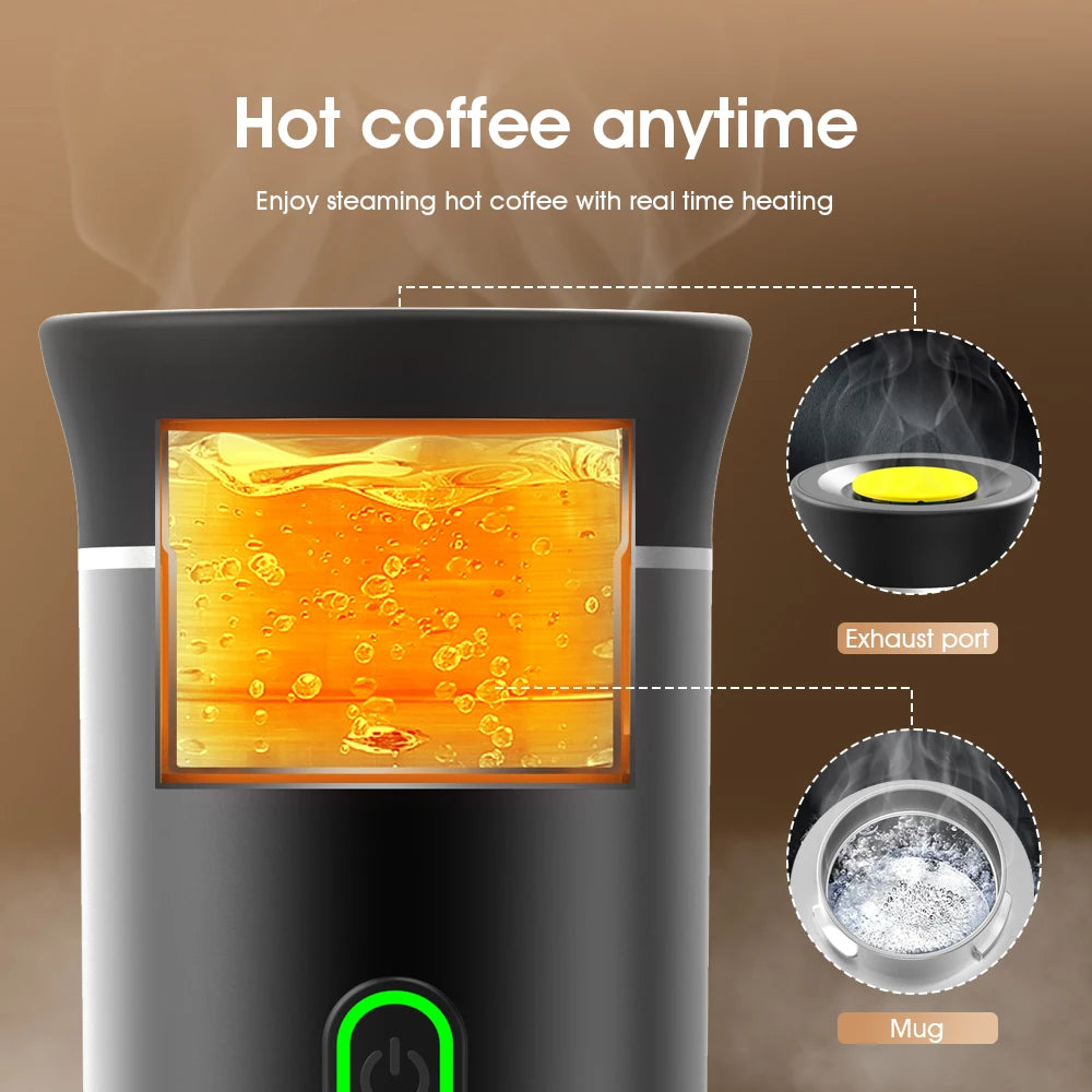 Electric Portable Espresso Coffee Machine for Car & Home