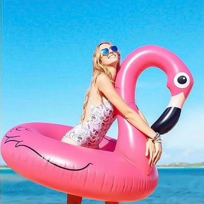 Flamingo Inflatable Swimming Ring for Adult Baby