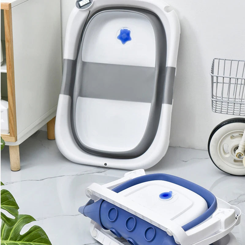 Real-time Temperature Silicone Baby Take A Bath