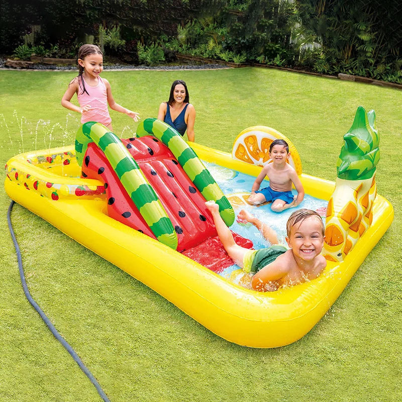 Epic Adventure Castle Inflatable Pool with Slide – Ultimate Summer Splash Fun for Kids