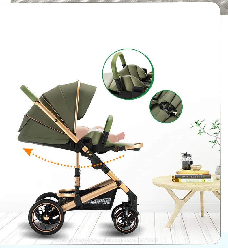 Lightweight Luxury Baby Stroller