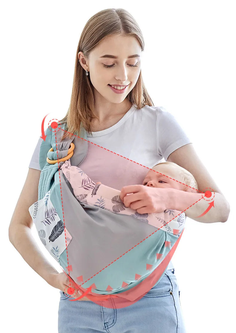 Baby Carries Cotton Wrap Sling Carrier feature (9)