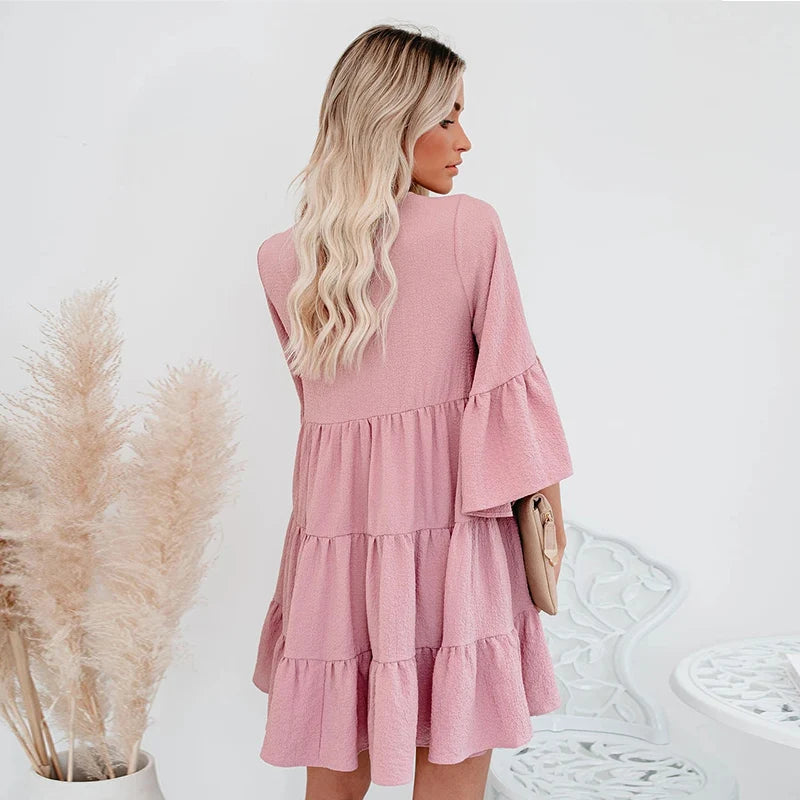 Cute Ruffle Maternity Dresses