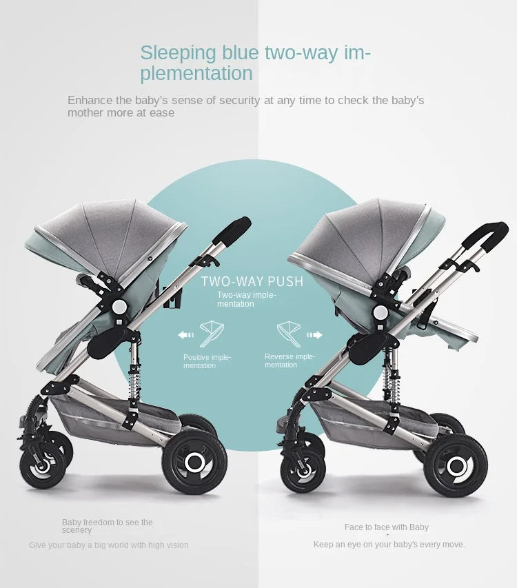 Luxury High Landscape Baby Strollers