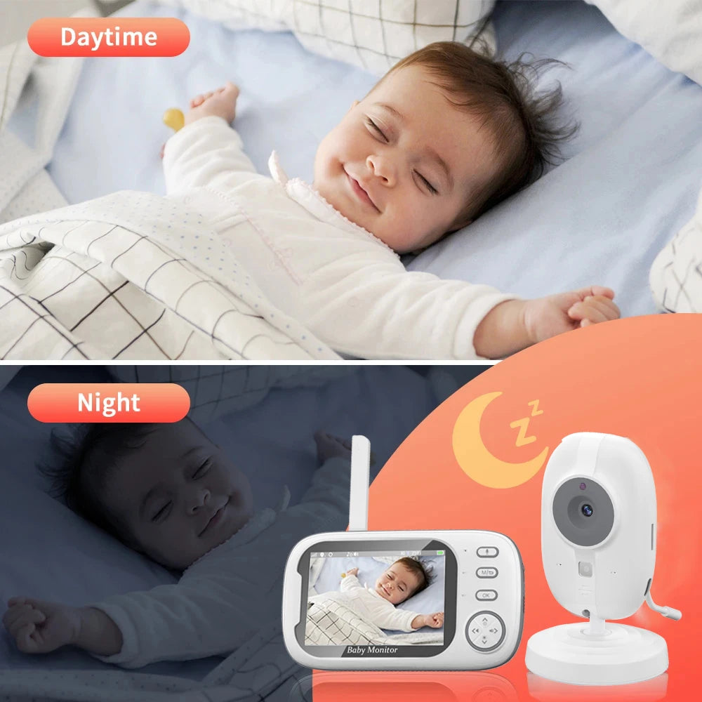 Cdycam 3.5-Inch Wireless Video Baby Monitor – Night Vision, Temperature Monitoring & 2-Way Audio