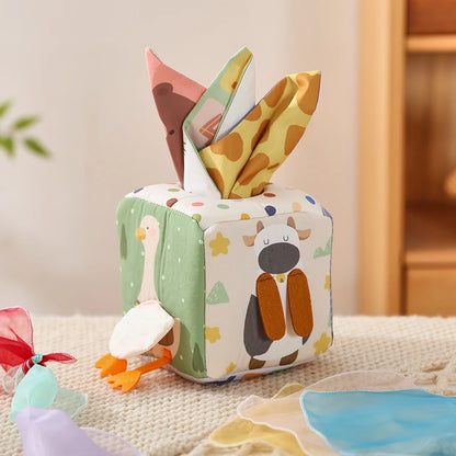 Montessori Toys Magic Cotton Animal Tissue Box