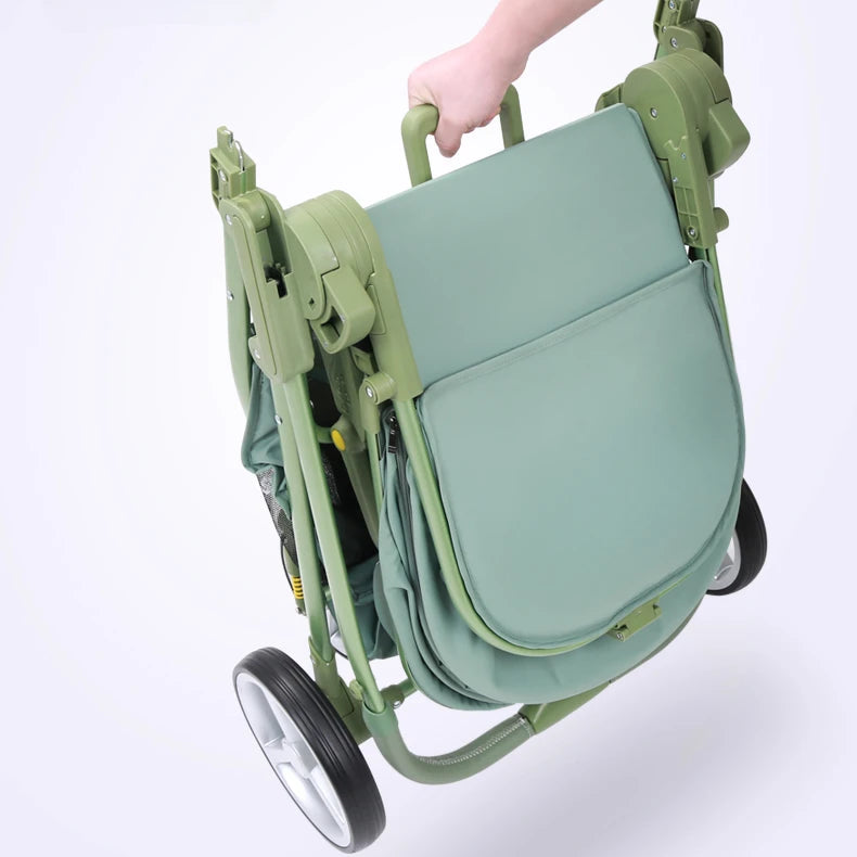 2 In 1 Portable Multifunctional Baby Stroller in hand