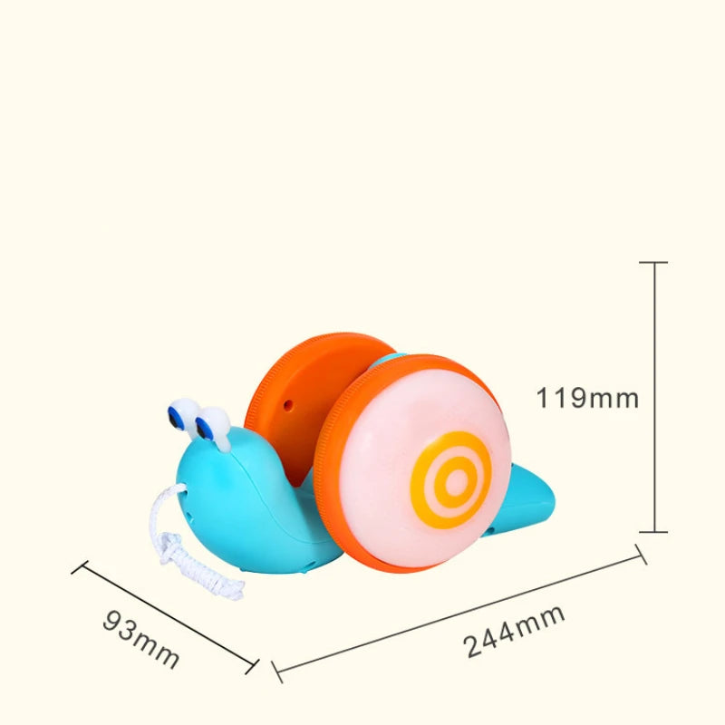 Children's Cute Rope Drag Snail Toy