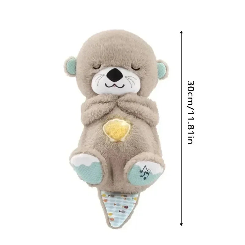 Cute Breathing Otter Soothing Plush Teddy Bear