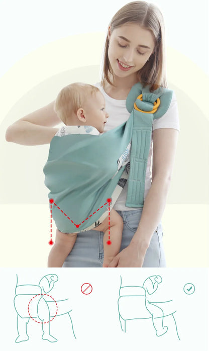 Baby Carries Cotton Wrap Sling Carrier feature (10)